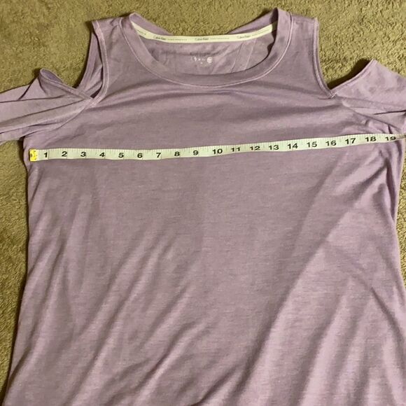 Calvin Klein Women’s Cold Shoulder Shirt - Picture 5 of 7